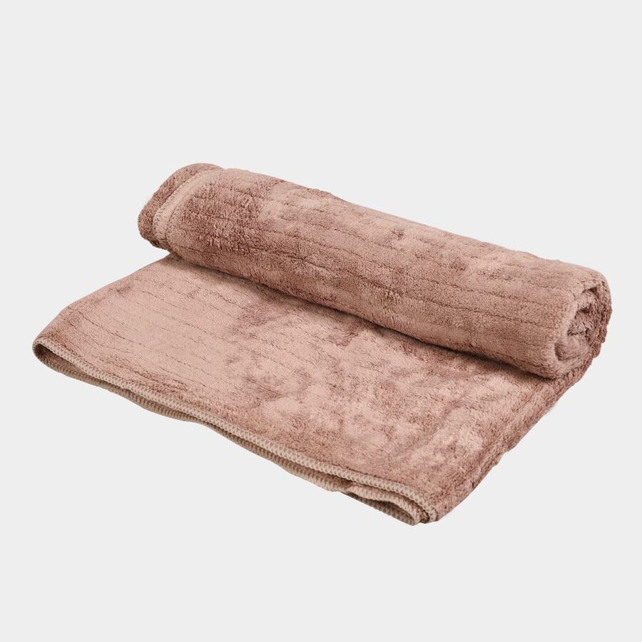 280 GSM Brown Microfiber Bath Towel, , large image number null