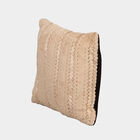 Beige Textured Cushion, , small