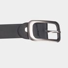 Women's Black Polyurethane Belt, , small image number null