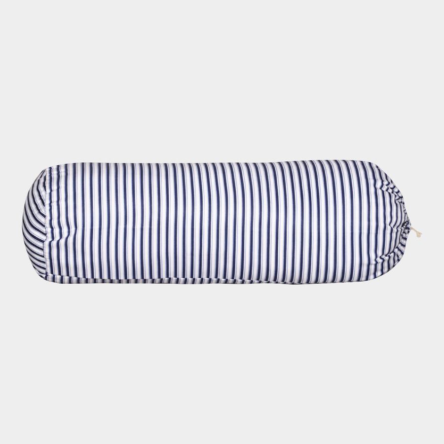 Blue Cotton Bolster, , large