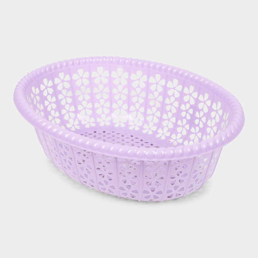 Purple Pastic Basket, , large image number null