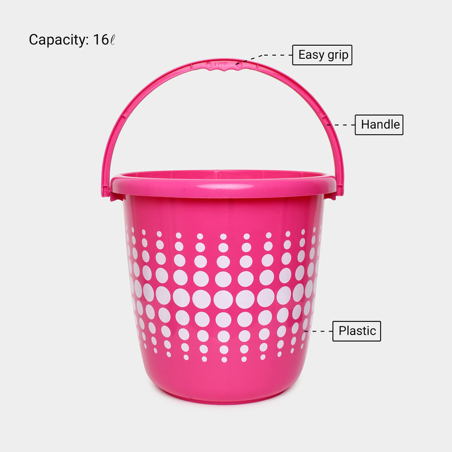 16 L Plastic Bucket, , large image number null