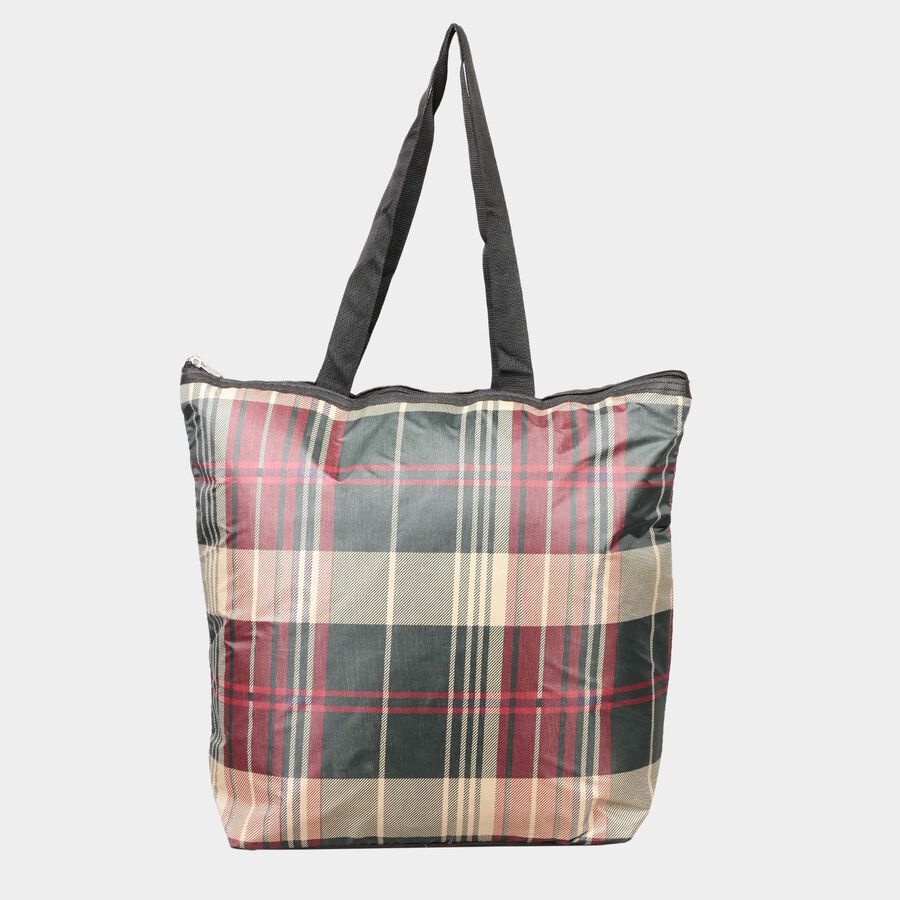 Women's Printed Fabric-Polyester Shopping Bag, Medium, , large image number null