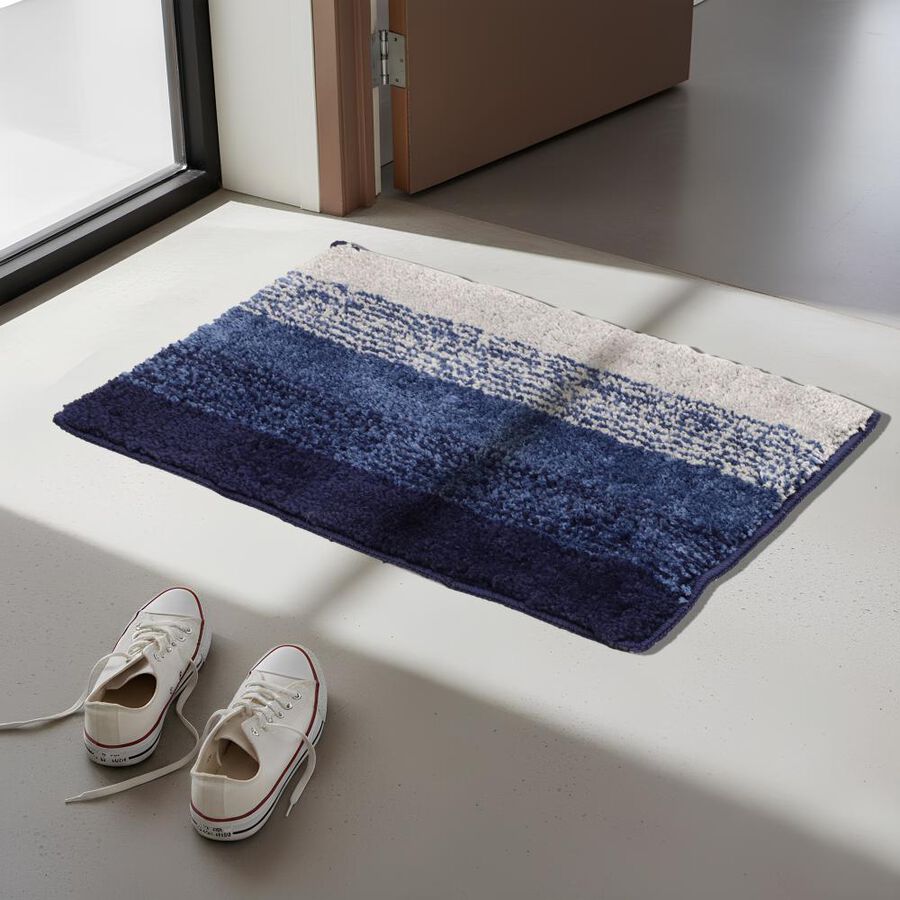 Anti-Skid Polyester Bath Mat, Set of 2, , large