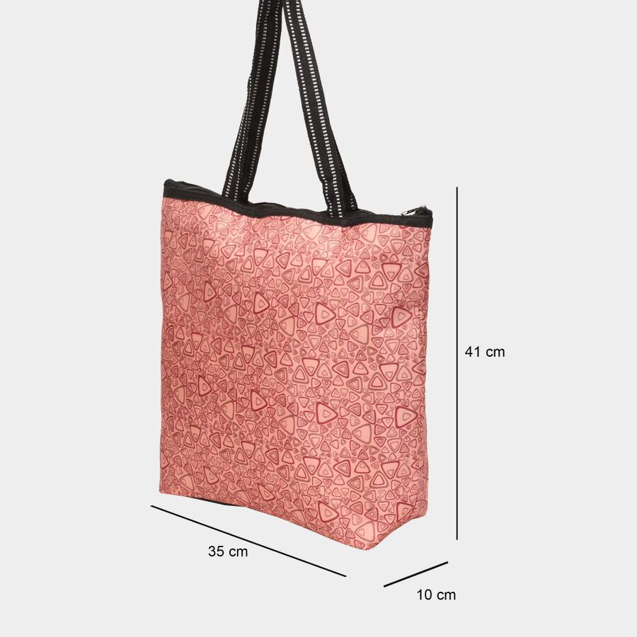 Women's 1 Compartment Fabric-Polyester Medium Shopper Bag, , large image number null