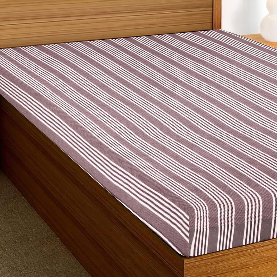 Grey Cotton Bedcover, , large
