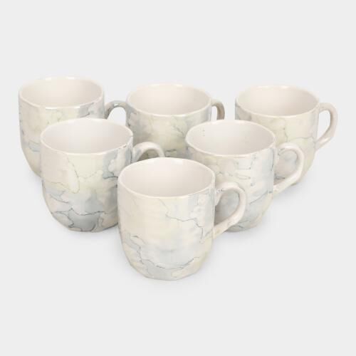 Home Finery                         120 ml Stoneware Cup, Set of 6