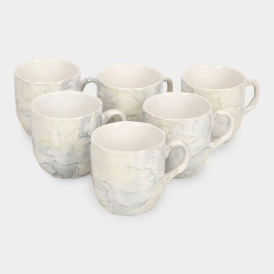 120ml Stoneware Cup, Set of 6