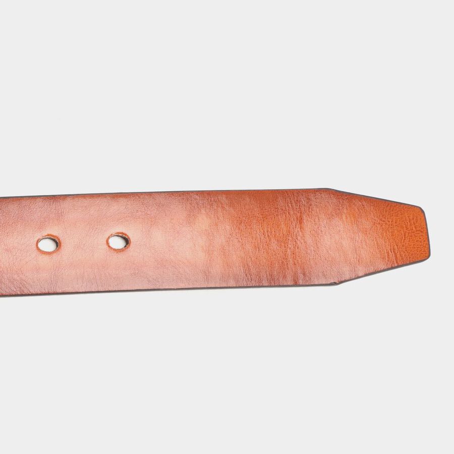 Men's Tan Polyurethane Casual Belt, , large image number null