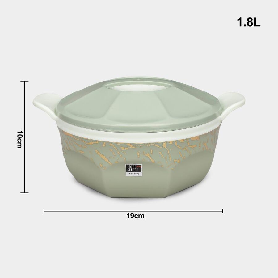 1.8L Plastic & Steel Casserole, , large