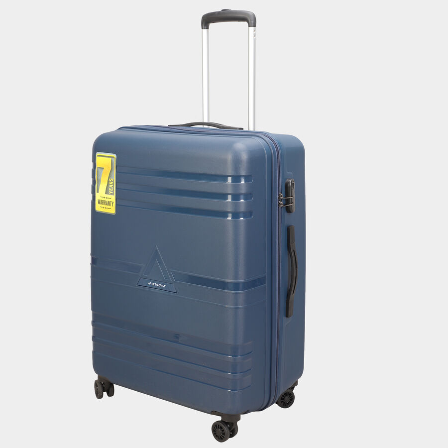 8-Wheel Dark Blue PVC Matee Hard Case Trolley, Small + Medium + Large, , large image number null