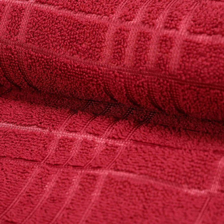 210 GSM Maroon Microfiber Bath Towel, , large image number null