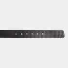 Men's Black Leather Casual Belt, , small image number null