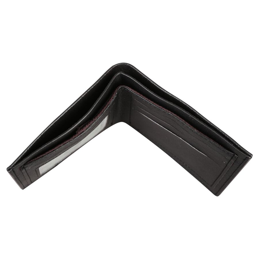 Men's Black Polyurethane Wallet, , large image number null