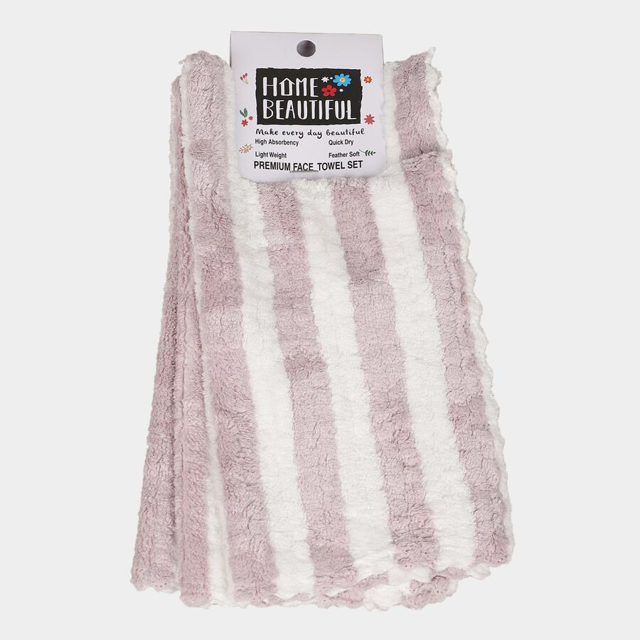 225 GSMLilac Microfiber Face Towel, , large image number null