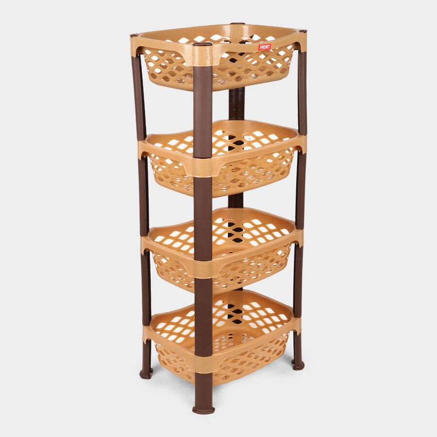 4 Tier Plastic Multipurpose Rack, , large image number null