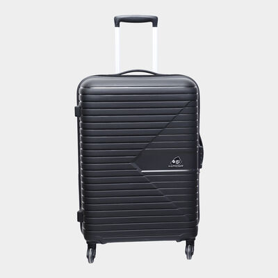 4-Wheel Black PVC Matee Hard Case Trolley, Medium