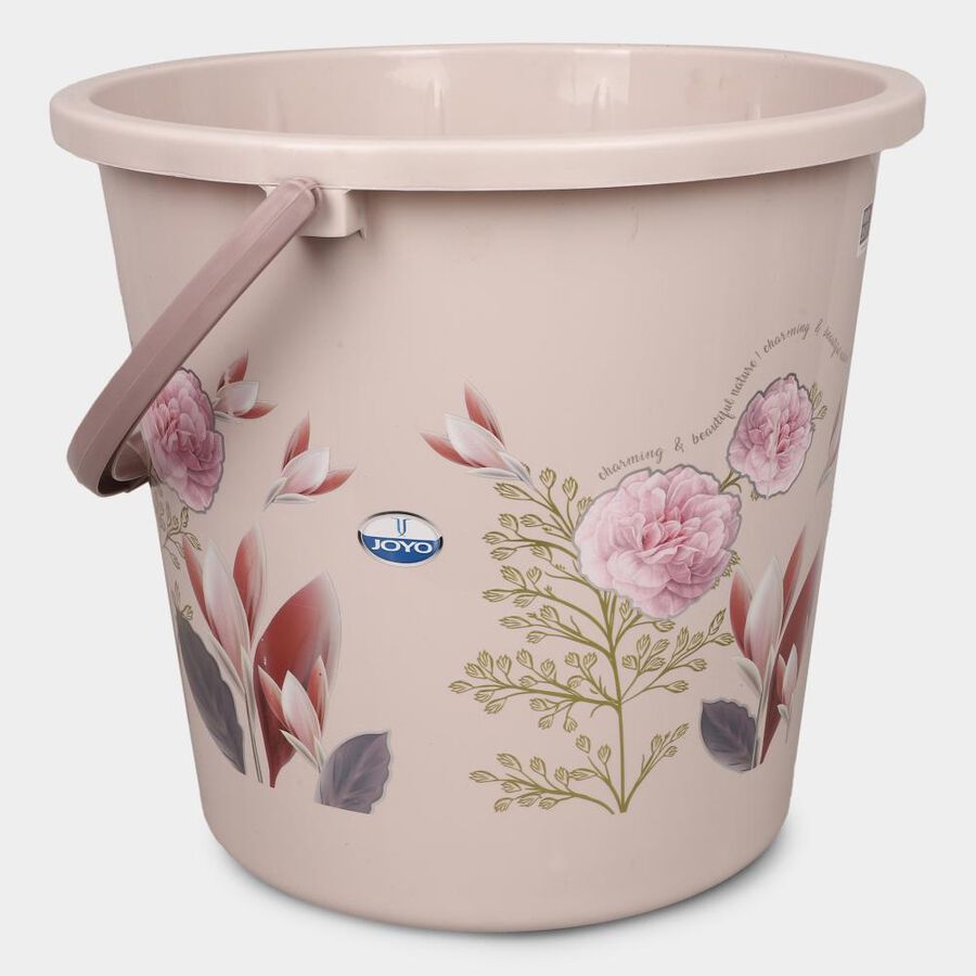 25L Brown Plastic Bucket, , large image number null