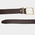 Men's Black Polyurethane Belt, , small image number null