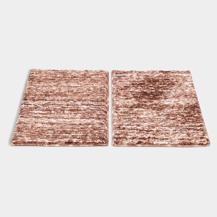 Anti-Skid Polyester Bath Mat, Set of 2, , large image number null