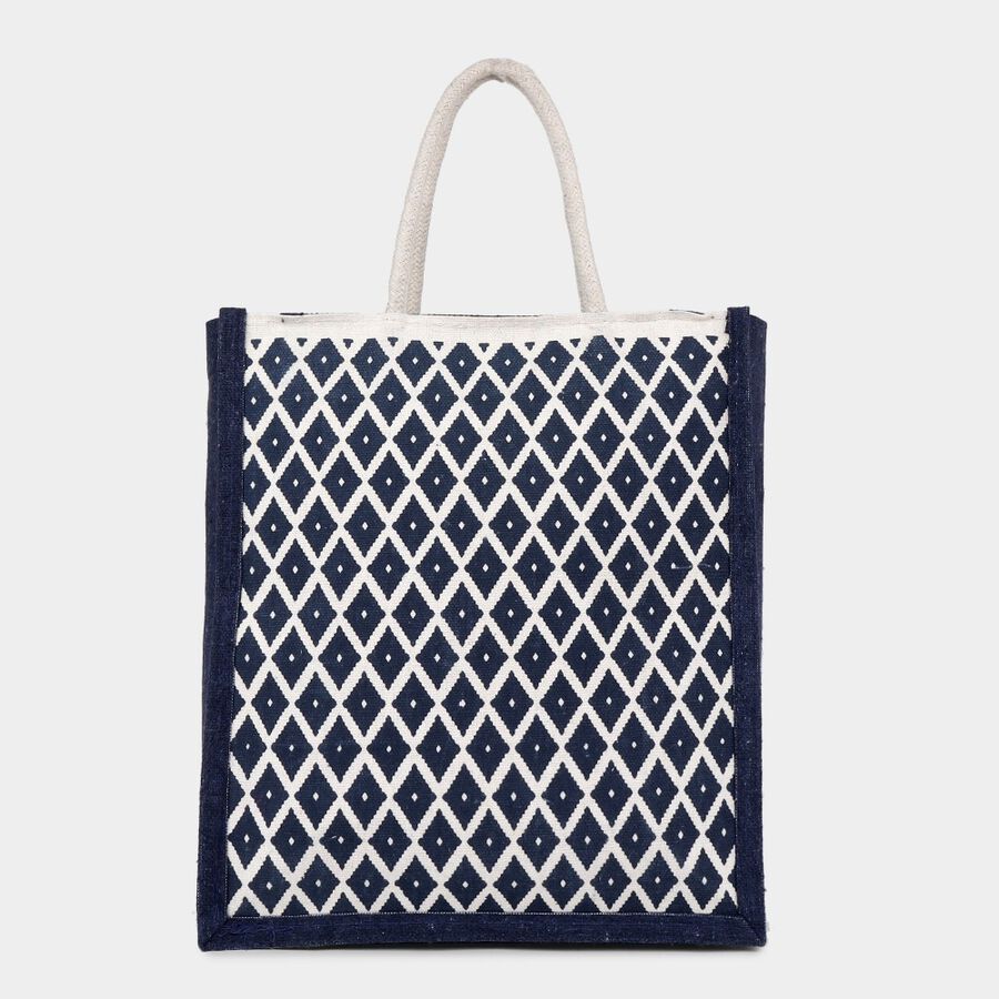 Dark Blue Canvas Lunch Bag, , large image number null