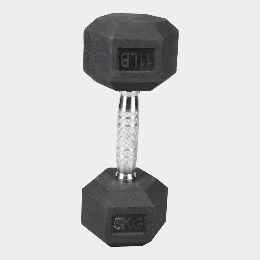 Hex Metal Dumbbell- 5 kg, , large image number null