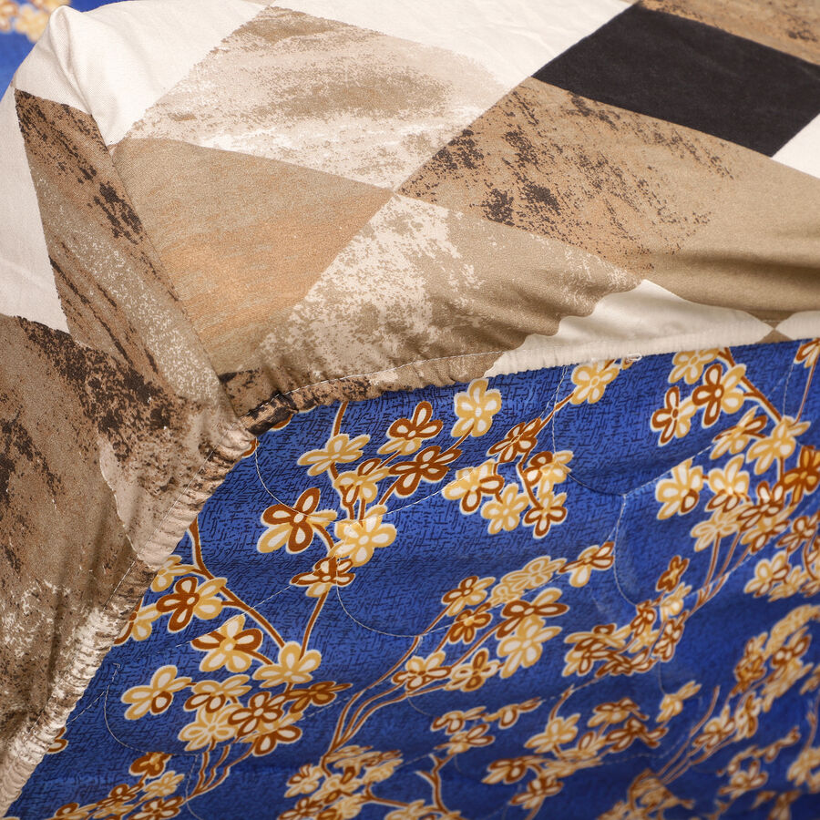 120 GSM Brown Microfiber Double Bedsheet, , large image number null