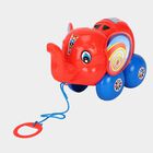 Kid's Red Plastic Pull Along, , small