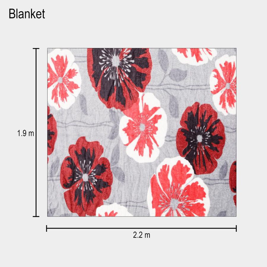 Grey Microfiber Blanket, , large image number null