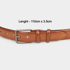 Men's Brown Polyurethane Formal Belt, , small image number null