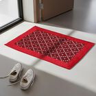 Anti-Skid Brown Polyester Cotton Door Mat, , small image number null