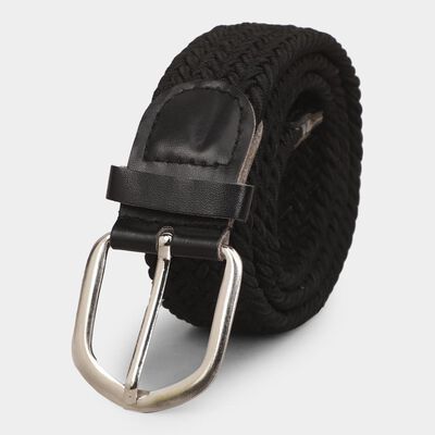 Men's Black Pu Casual Belt