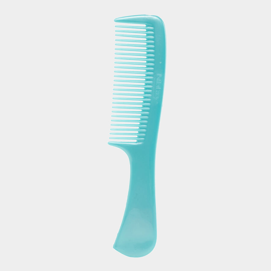 Plastic Hair Comb, Set of 6 - Colour/Design May Vary, , large image number null