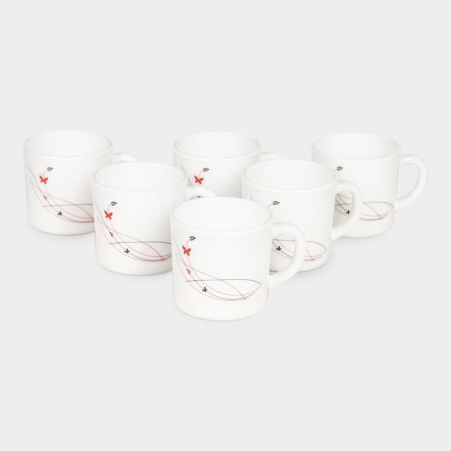 180 ml Opalware Mug Set Set of 6, , large image number null
