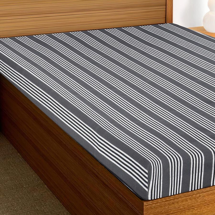 Blue Cotton Bedcover, , large