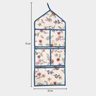 Ivory Cotton Blend Wall Hanging Organiser, , small image number null