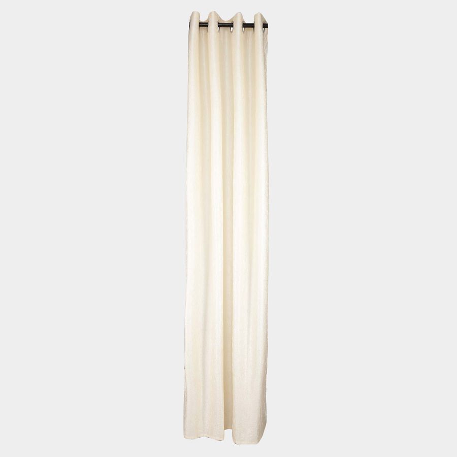 7ft. Cream Microfiber Door Curtain, , large image number null