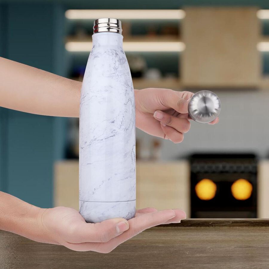 500 ml Steel Insulated Bottle | 24 Hours Hot and Cold Water Bottle, , large image number null