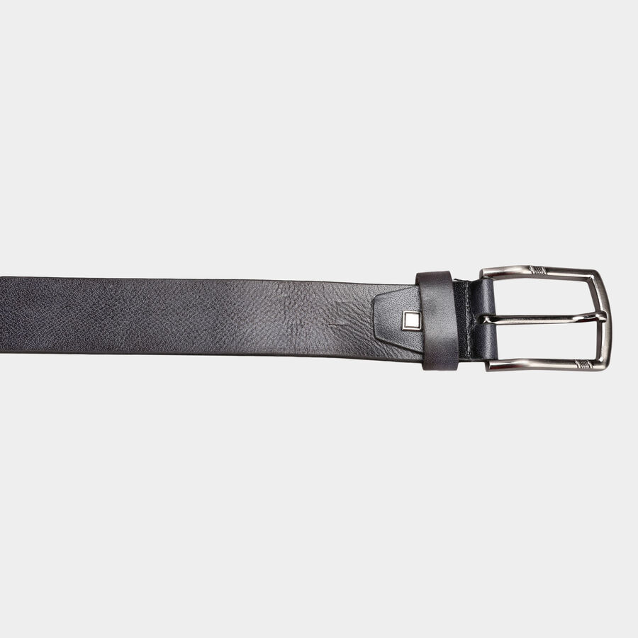 Men's Leather Casual Belt, Size 40, Smooth/Plain, , large image number null