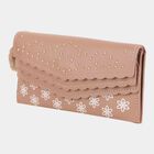 Women's Pink Polyurethane Handbag, , small image number null
