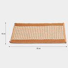 Anti-Skid Brown Polyester Door Mat, , small image number null