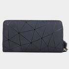 Women's Blue Polyurethane Long Wallet, , small image number null