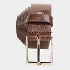 Men's Brown Leather Casual Belt, , small image number null