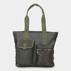Women's Olive Fabric-Nylon Hand Bag, , small