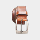 Men's Leather Casual Belt, Size 36, Textured, , small image number null