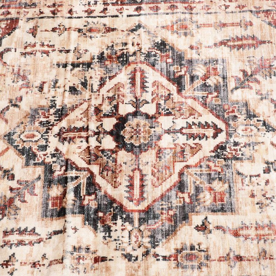 Beige Polyester Carpet, , large