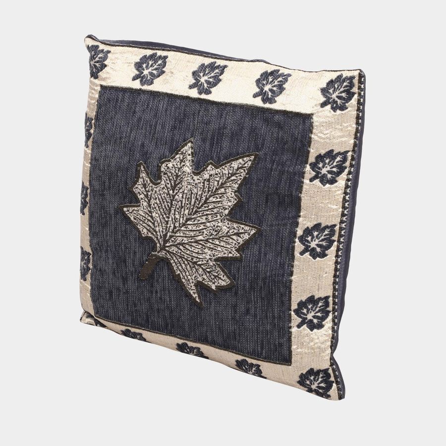 Grey Polyester Cushion Cover, , large image number null