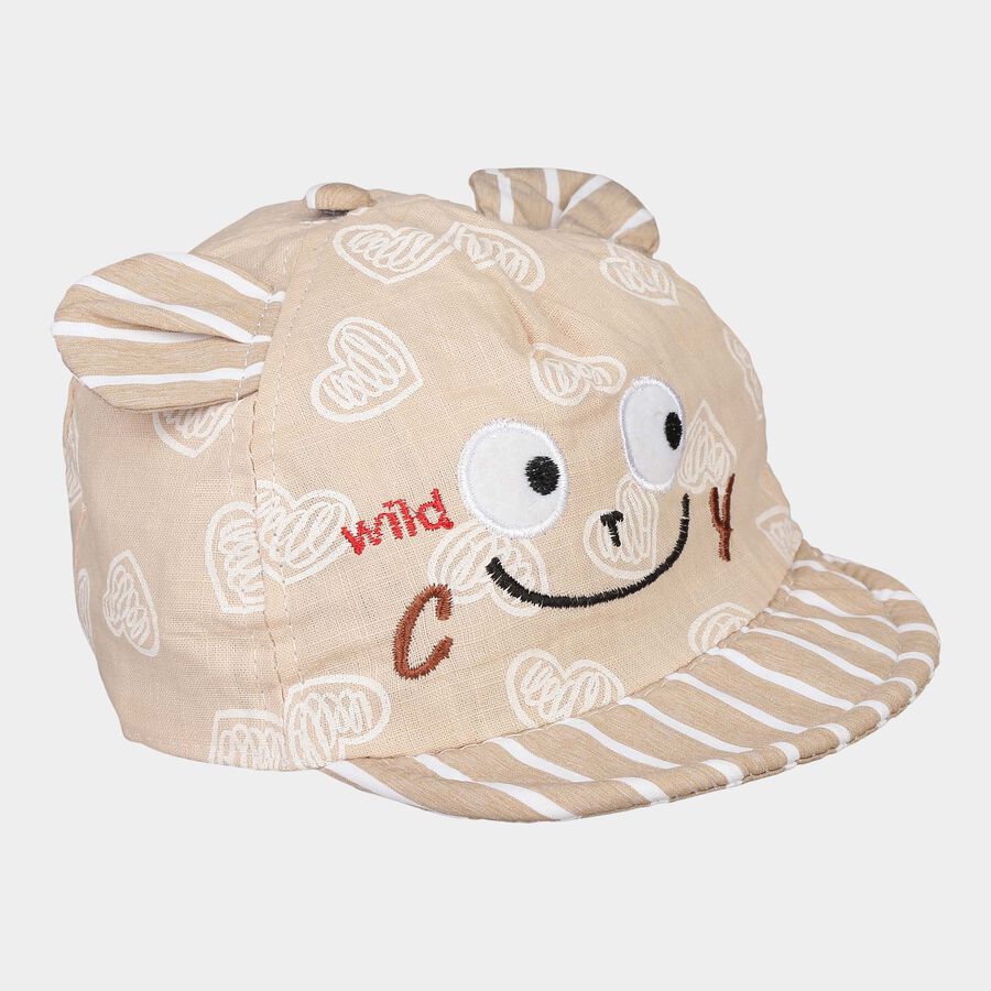Kids' Brown Nylon Cap, , large image number null