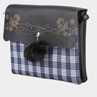 Women's Polyurethane Envelope/Zipper Sling Bag, , small image number null