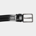 Men's Black Polyurethane Casual Belt, , small image number null
